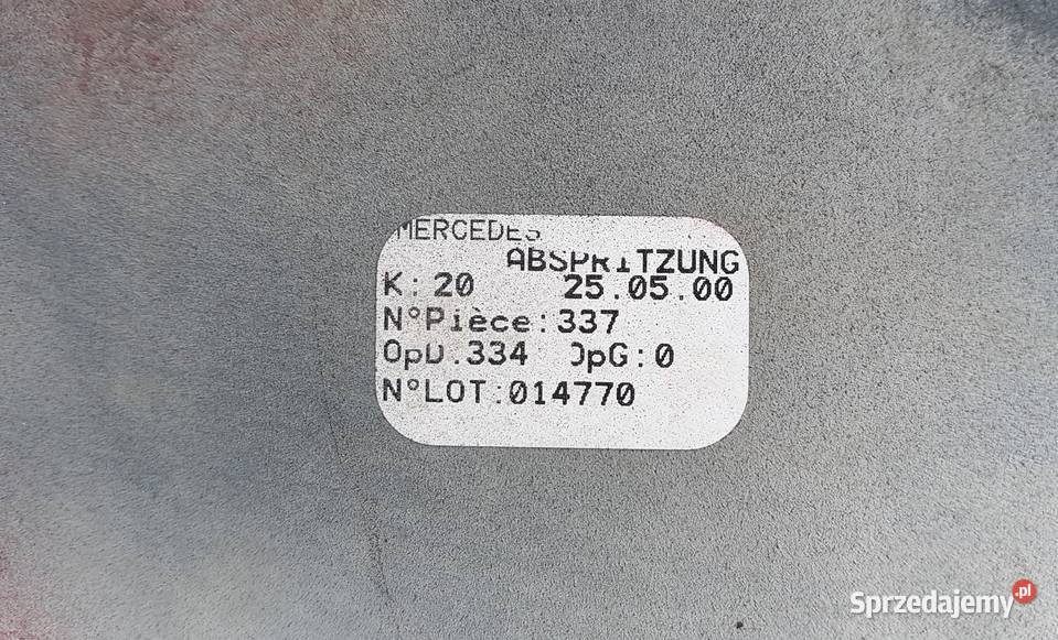 Mercedes A168 błotnik prawy przód Gdańsk