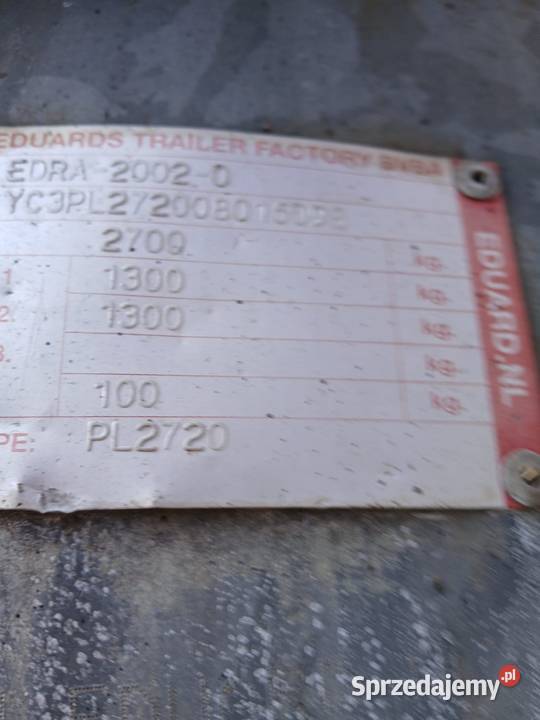 Przyczepa samochodowa Żelizna