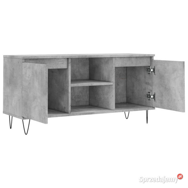 Szafka pod TV szarość betonu 104x35x50 WM827016 Warszawa