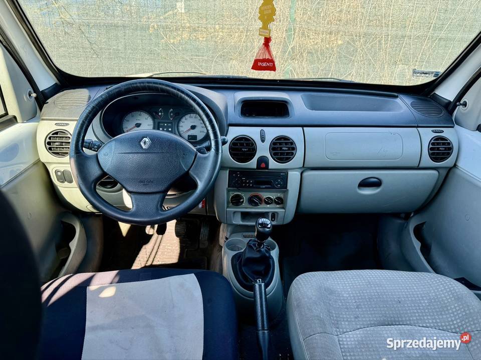 Renault Kangoo 15 dCi Lift 2005 Alu Hak biały Wrocław
