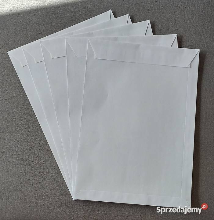 Koperta biała wysyłkowa pocztowa kurierska 23x33 Chrzanów