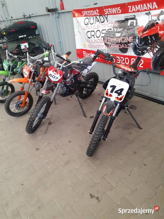 Cross 125 14 na 12 koła półautomat nowy i inne Biardy
