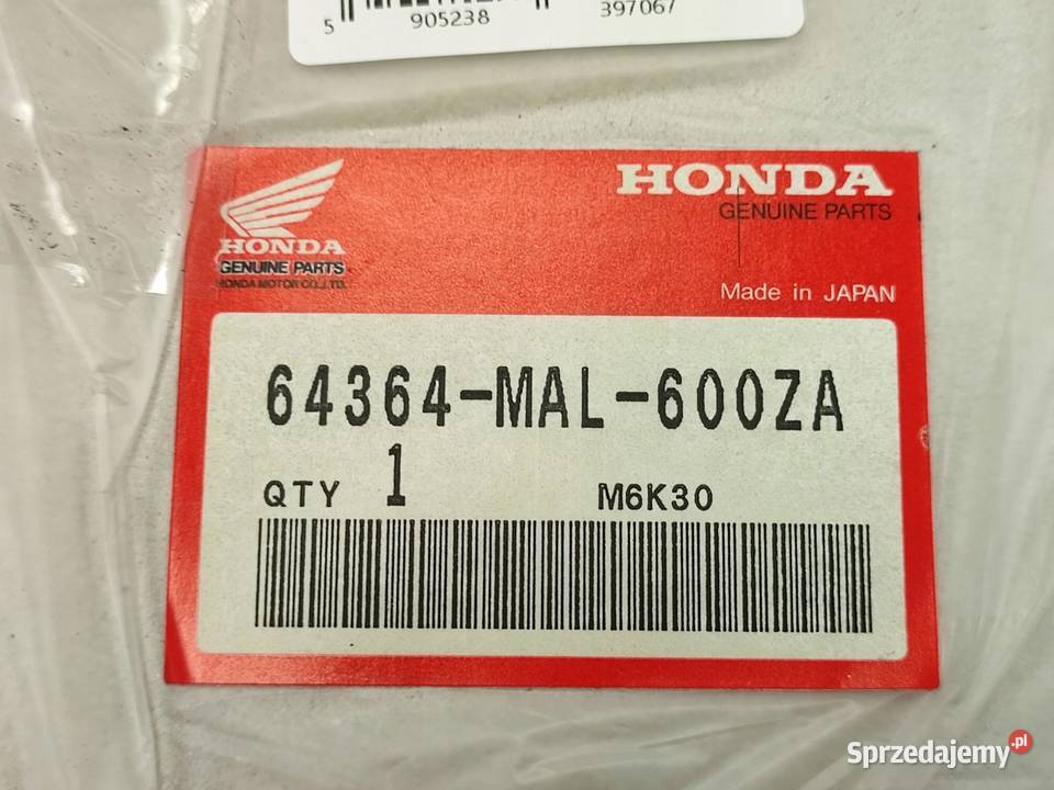 NAKLEJKA NA LEWY BOCZEK HONDA CBR600F HURRICANE