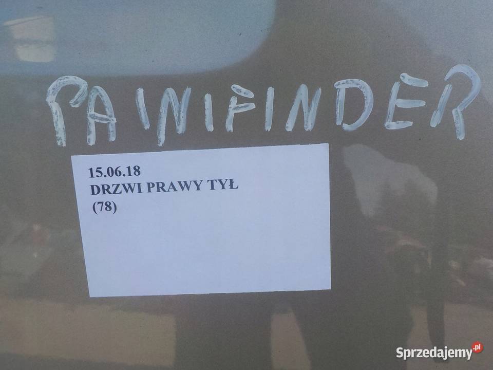 DRZWI PRAWY TYŁ NISSAN PATHFINDER Nowy Tomyśl
