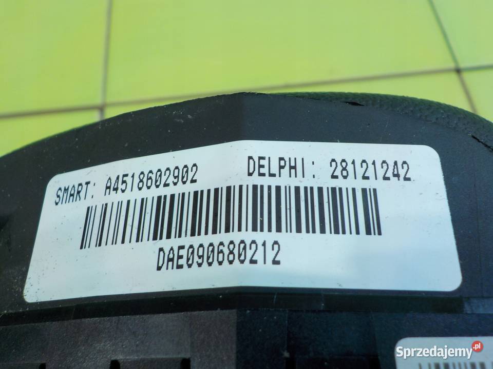 SMART FORTWO II 451 10 B 09r 2D AIRBAG poduszka osobowe mazowieckie Suków sprzedam