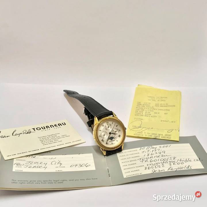 TOURNEAU Moonphase Triple Calendar FAZY KSIĘŻYCA