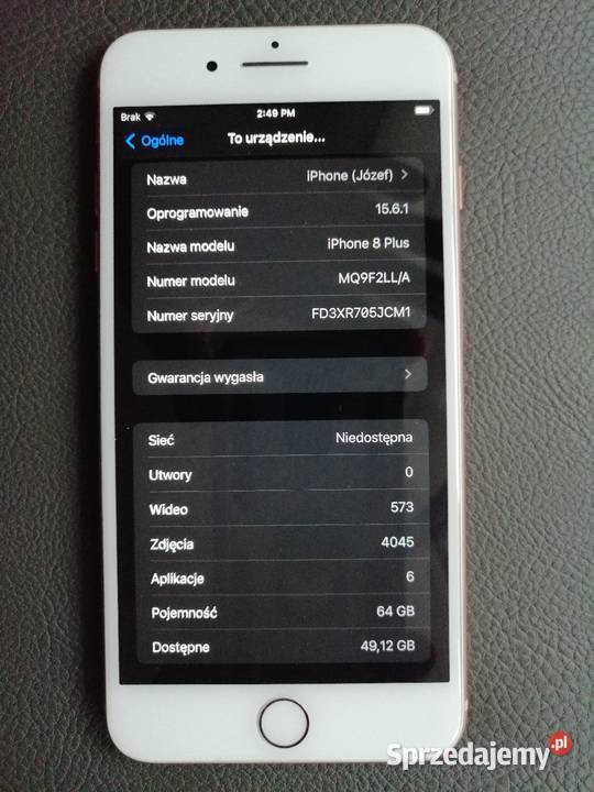 IPhone 8 plus Gold Apple / iPhone Nowy Sącz