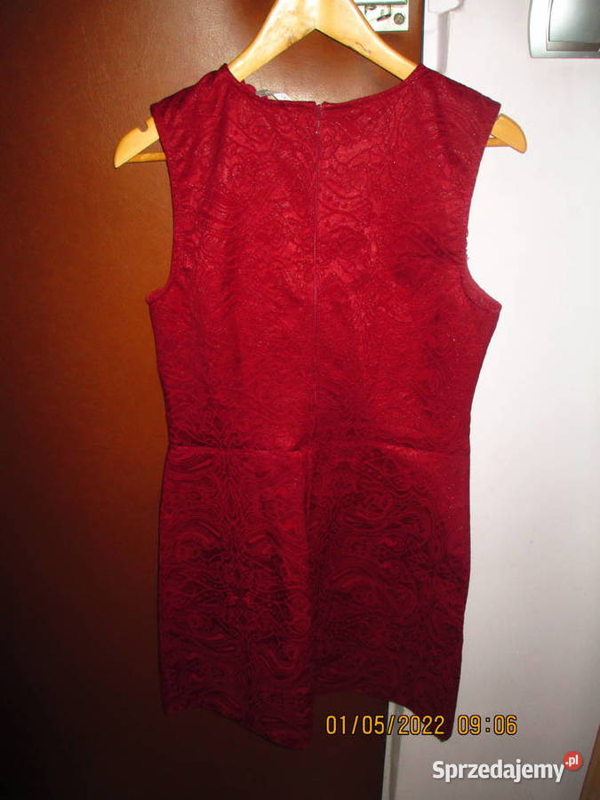 sukienka czerwony burgund Orsay 40 metka Warszawa