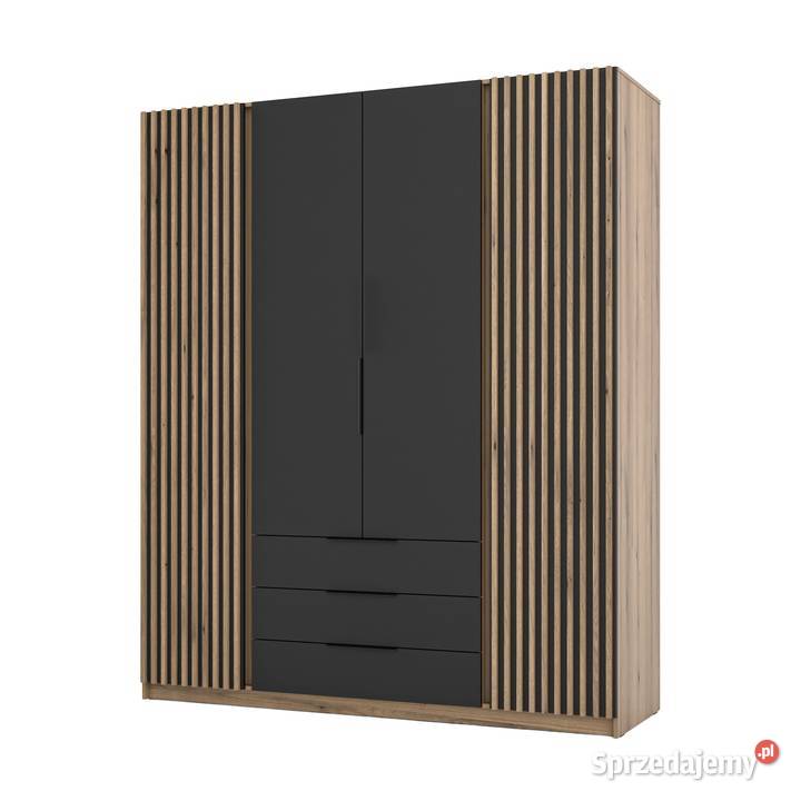 Duża pojemna szafa z lamelami 200 4 kolory z Chorzów