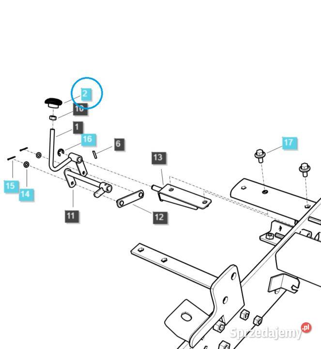 Nakładka na pedał gazu TRG100 LS Tractor podkarpackie Tajęcina