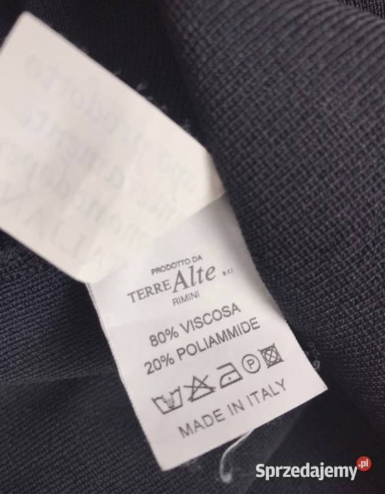 Włoska czarna tunika sukienka Terre Alte 36 38 mazowieckie Warszawa