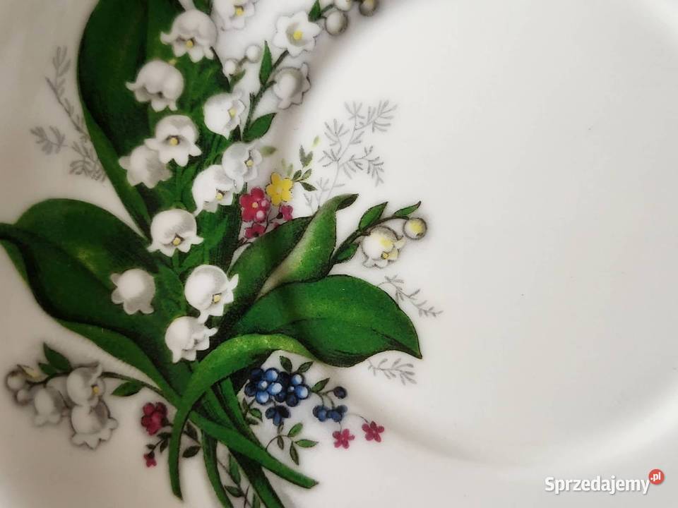 Royal Grafton spodki w konwalie do filiżanek Filiżanki i spodki Gdańsk sprzedam