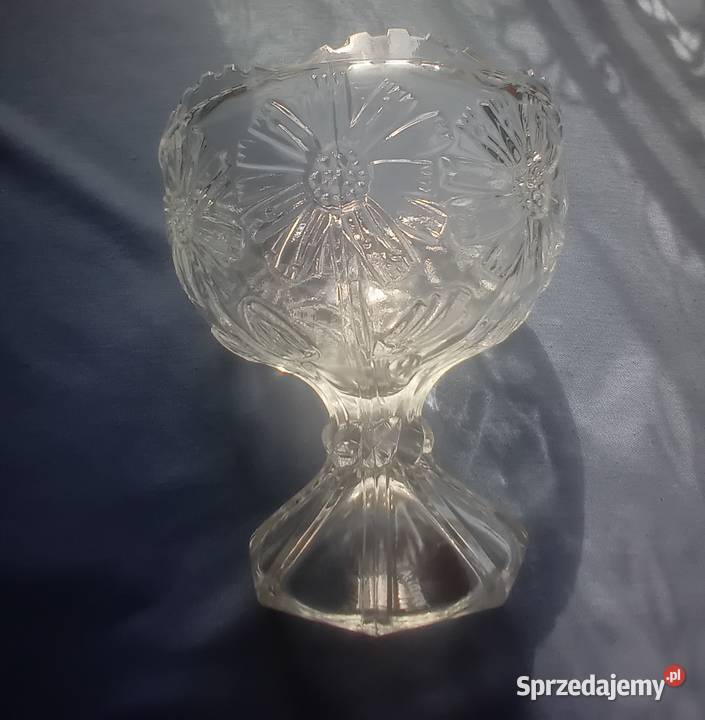 Cukiernica na nóżce Libochovice Sklo Union Koźminek sprzedam