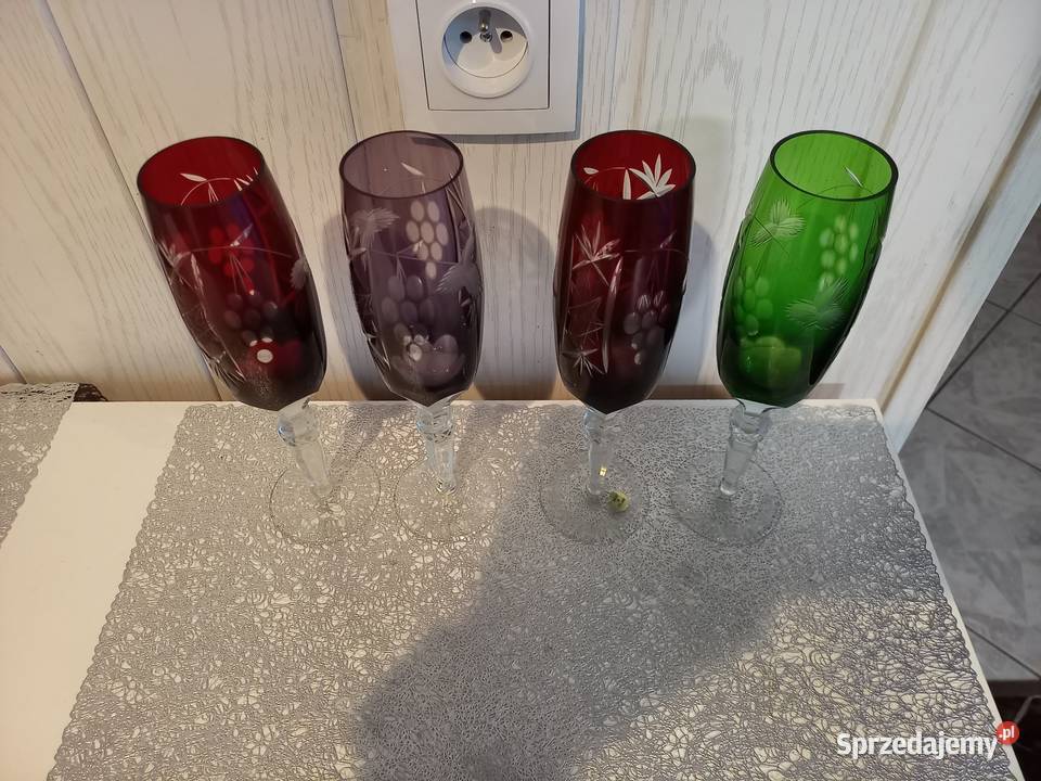 Kieliszki Kryształowe Huta Irena Oryginał wielkopolskie