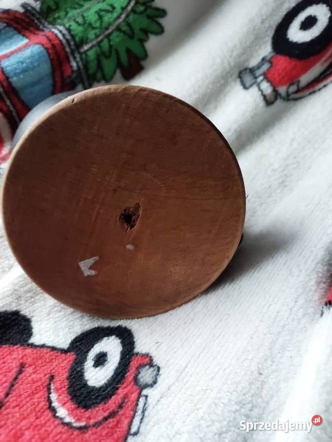 Rzeźba drewno mały kot Figurki i rzeźby Wrocław