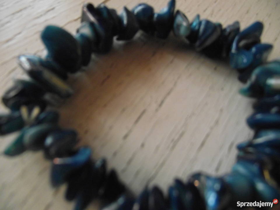 SZMARAGDOWE BRANSOLETKI Z KAMIENI Piła