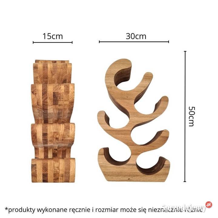 Stojak na wino drzewko DĘBOWY DEKOR małopolskie Skawina