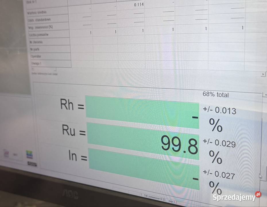 Ruten czgsty metal szlachetny 999 nie platyna Strzelce Opolskie