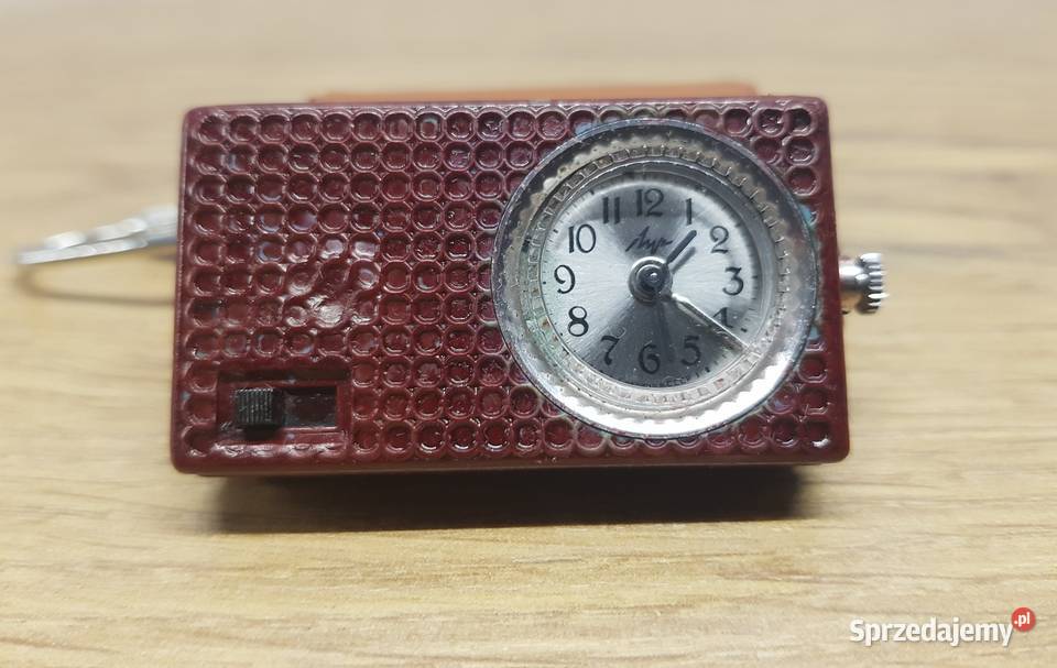 ŁUCZ Radziecki Turystyczny Kieszonkowy Zegarek z wielkopolskie