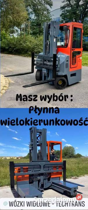 Boczna jazda Wózek widłowy Combilift Gdańsk