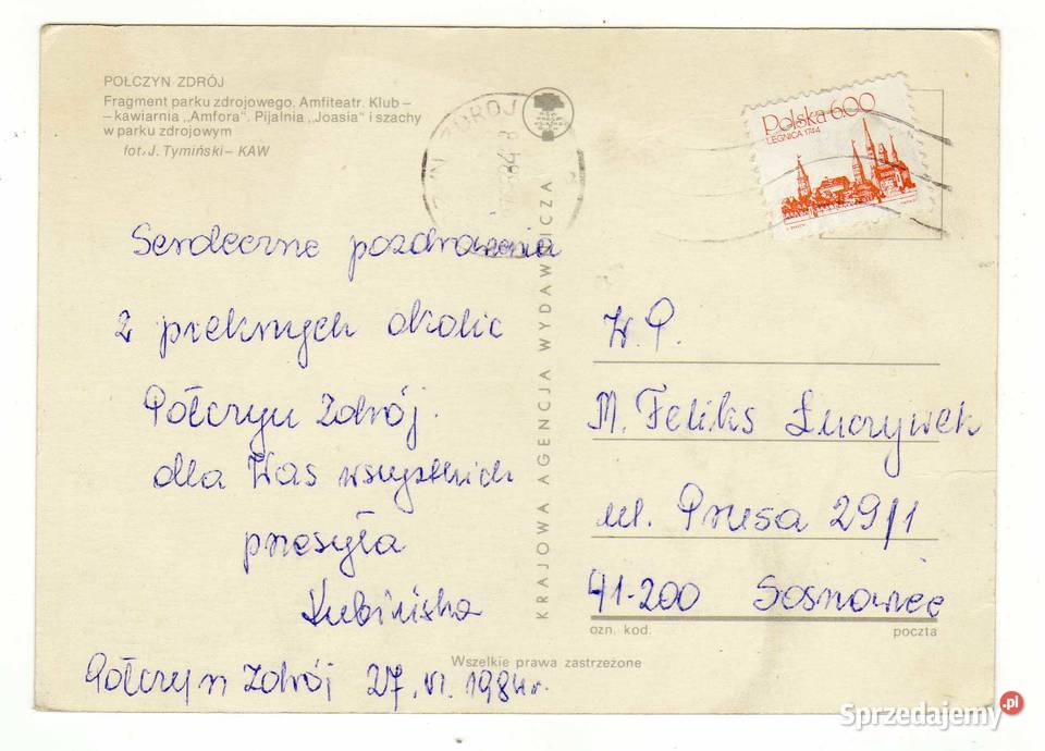 POŁCZYN ZDRÓJ POCZTÓWKA WIELOWIDOKOWA 6 świętokrzyskie Krynki