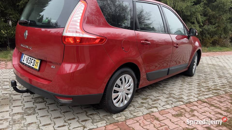 Renault grand scenic wiśniowy Margonin