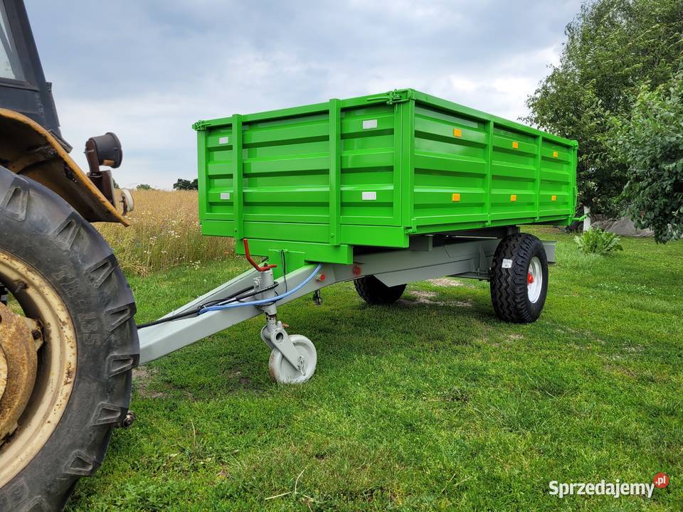Przyczepa wywrotka jednoosiowa nieuszkodzony wielkopolskie Skulsk