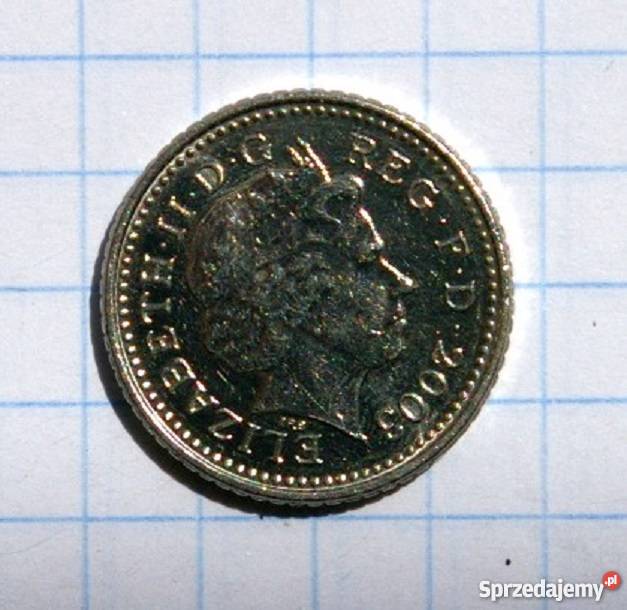 5 PENSÓW FIVE PENCE 2003 WIELKA BRYTANIA Piszczac