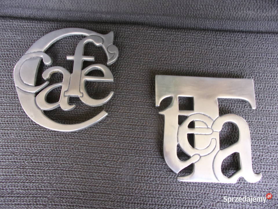 Cafe Tea metalowe napisy wykonane z metalu mazowieckie Warszawa