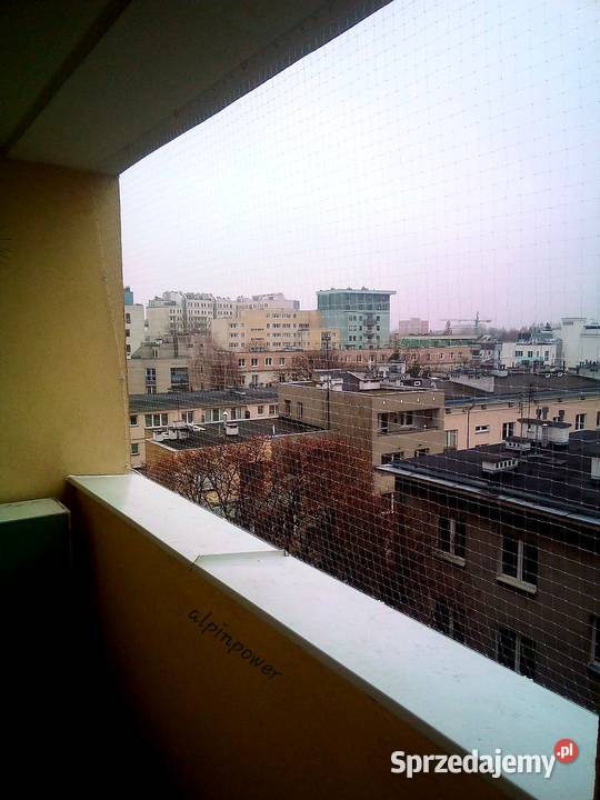 Siatka na balkon przeciw gołębiom montaż bez Pozostałe Warszawa usługi dla zwierząt