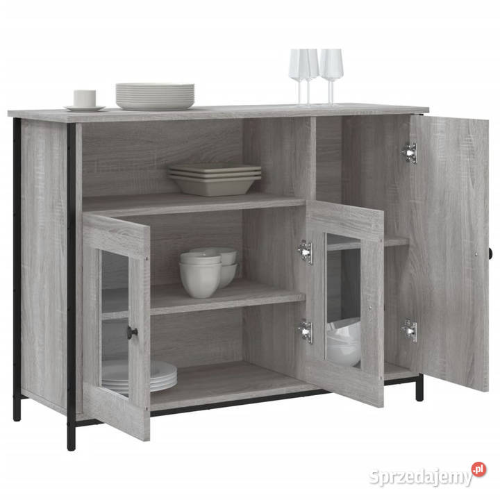 Szafka szary dąb sonoma 100x35x75 materiał Warszawa