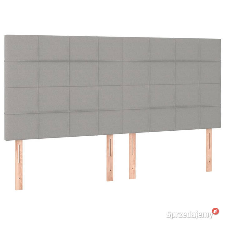 Zagłówek do łóżka z LED jasnoszary 200x5x118128 mazowieckie Warszawa sprzedam