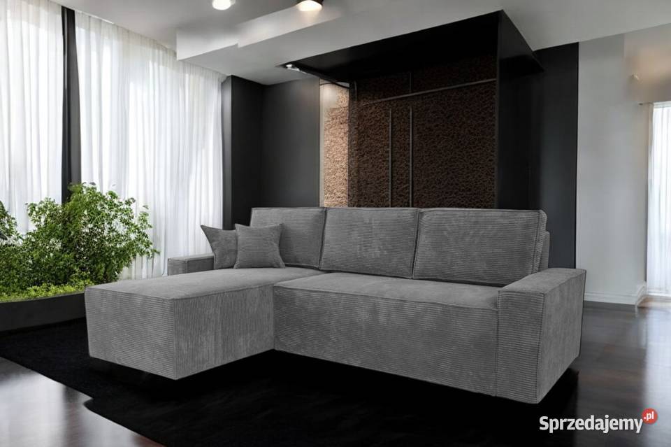 Narożnik Nevada Sztruksowy Ciemnoszary Funkcja wielkopolskie Tarchały Małe