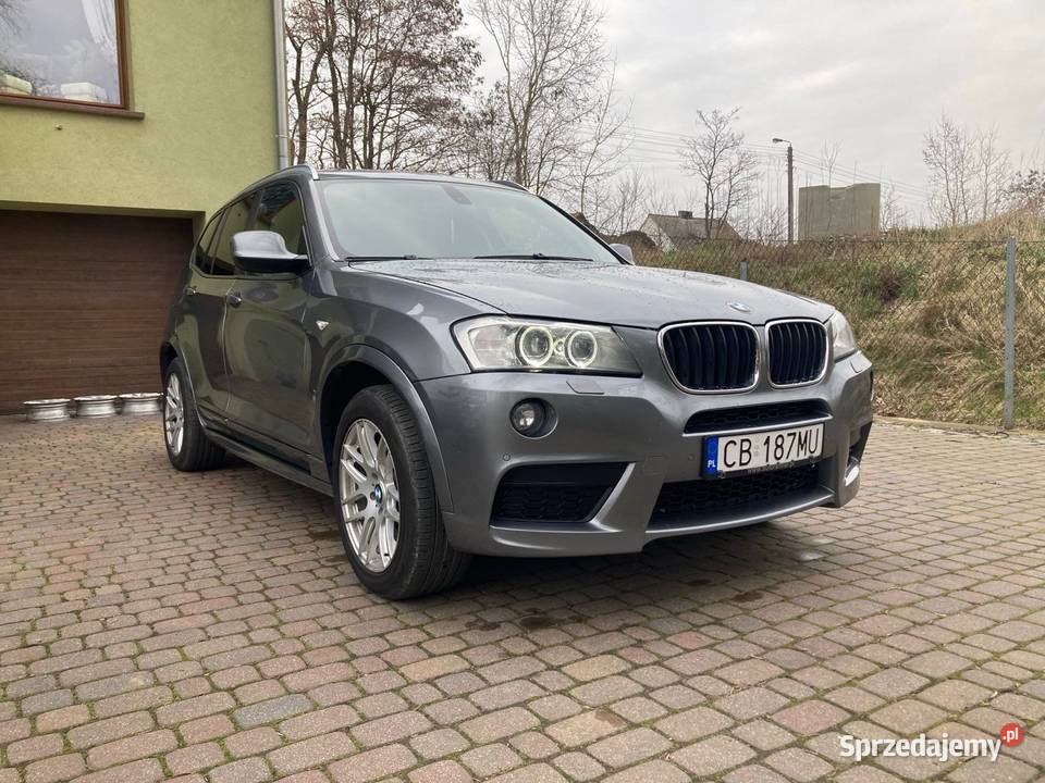 BMW X3 20d Xdrive M Pakiet 184 2011r Rok produkcji 2011 X3 kujawsko-pomorskie Bydgoszcz