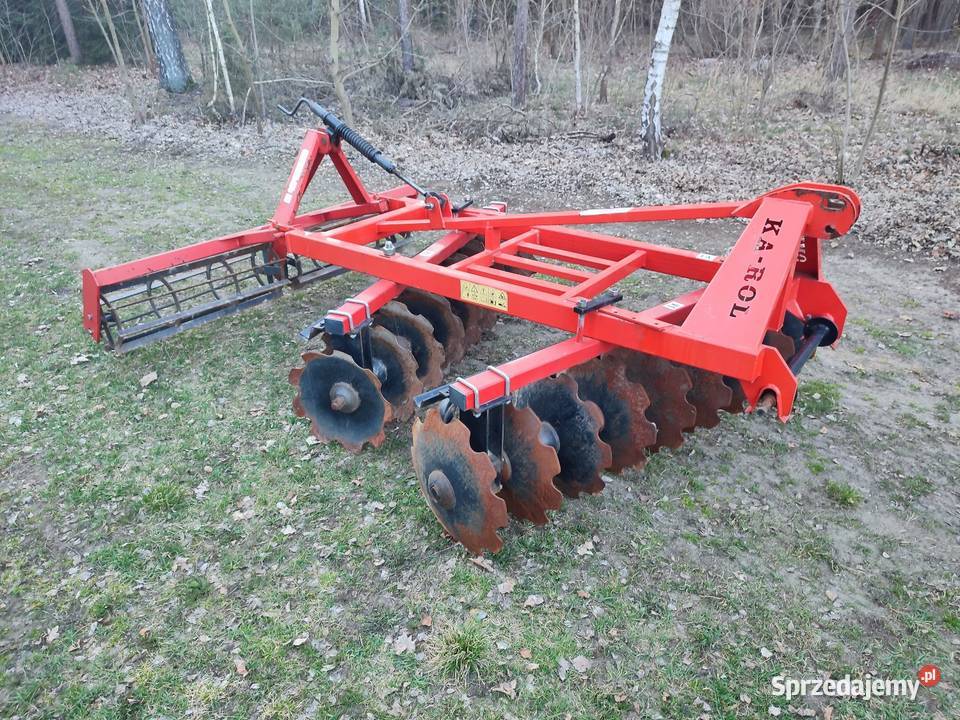 Talerzówka 2x9 2 metry z wałkiem Omega brona łódzkie Głowno