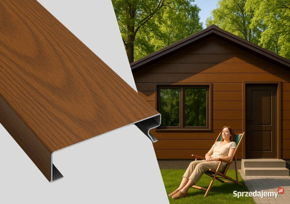 Deska elewacyjna drewnopodobna z BLACHY Imitacja Pozostałe Skawa