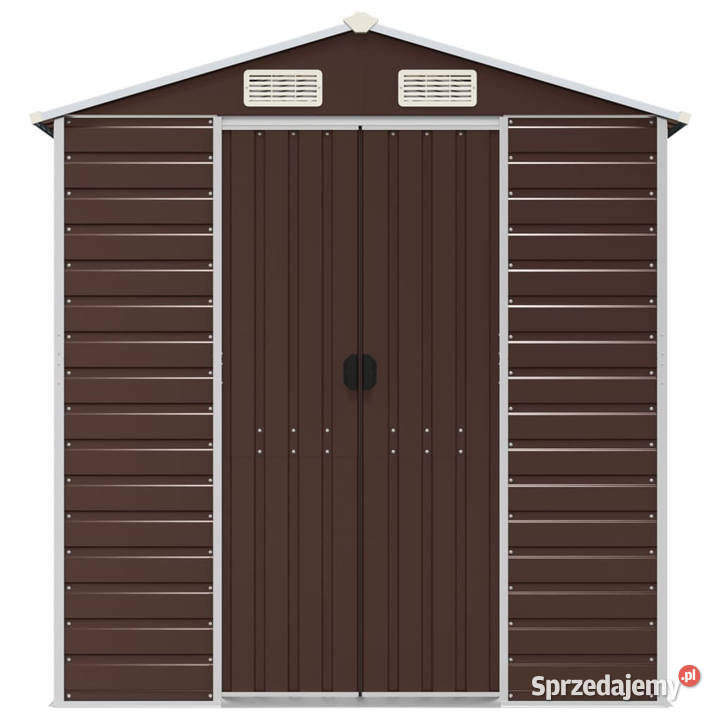 Szopa ogrodowa brązowa 191x895x198 stal Pozostałe