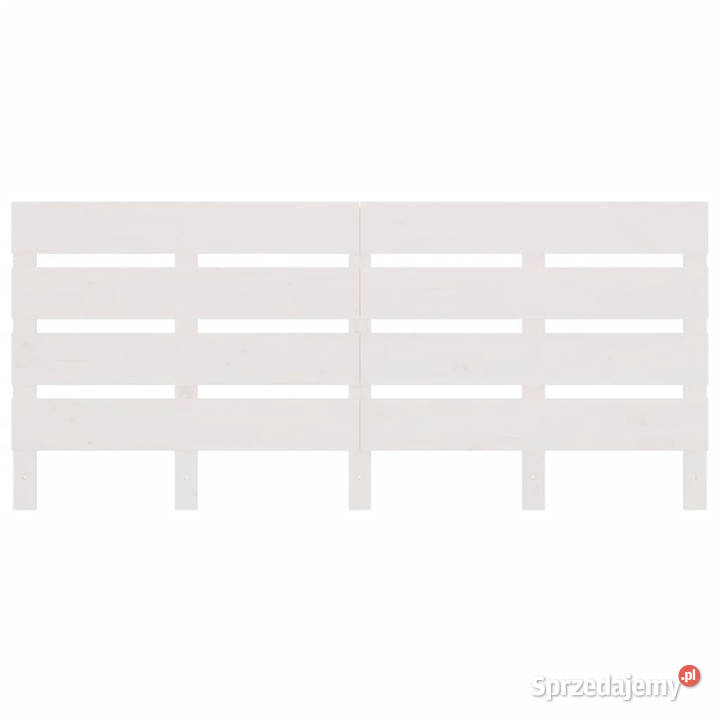 Wezgłowie łóżka białe 160x3x80 lite drewno Warszawa sprzedam