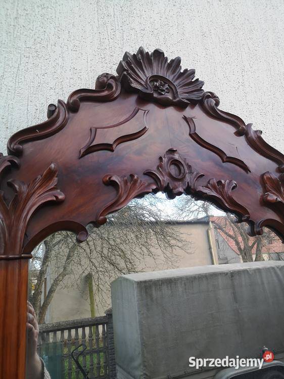 Duże Lustro Ludwik Filip Machoń XIX Wiek Swarzędz