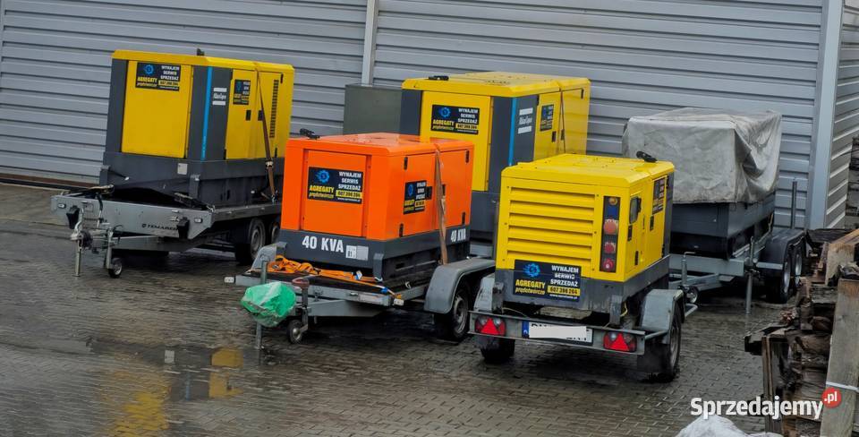 Wynajem Mobilne Agregaty prądotwórcze, generator awaryjne zasilanie