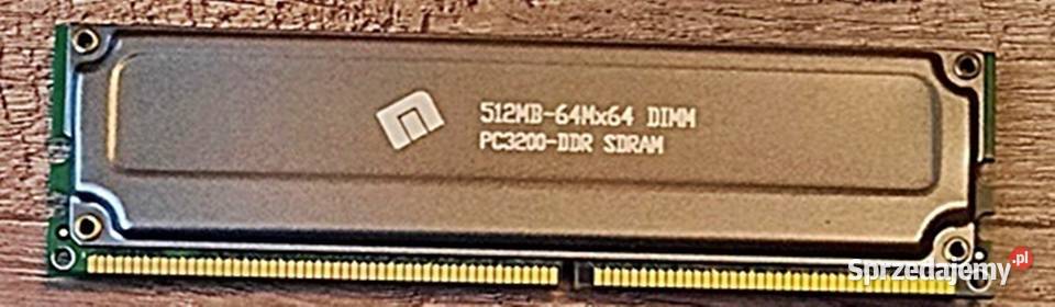 Pamięć pamięci RAM 512 MB Ostrów Wielkopolski
