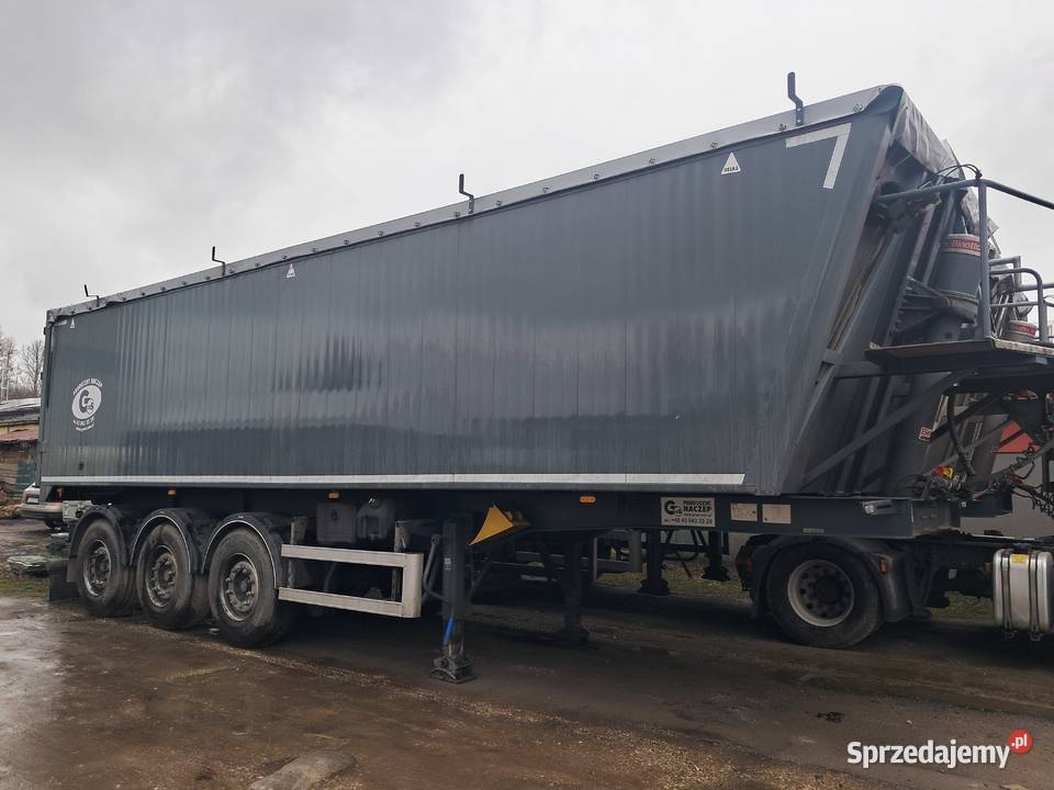Naczepa wywrotka aluminiowa GRAS 43m3 15roczna Lublin