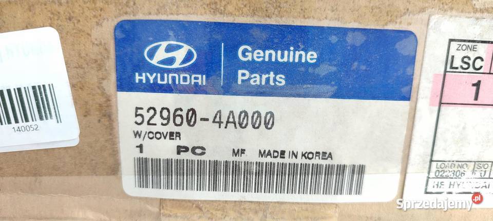 KOŁPAK DEKIEL HYUNDAI TRAVEL H1 529604A000 NOWY Dekielki