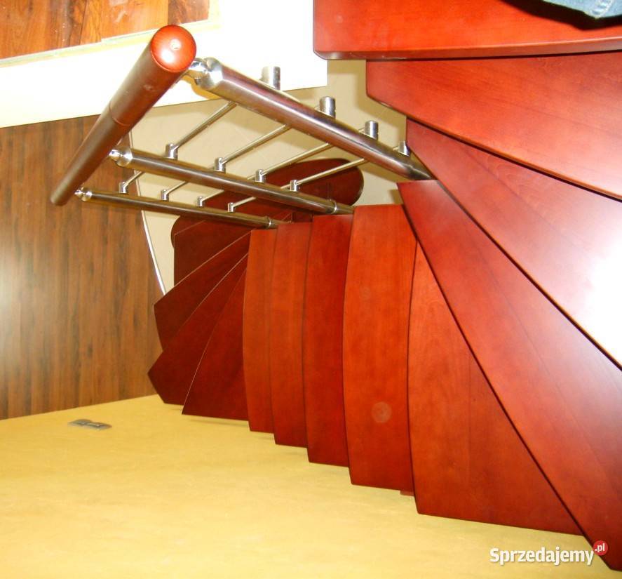Schody drewniane DUDA model Moreno 200 vertical Kościan sprzedam