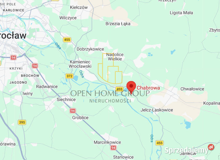 Działka budowlana 1501 m Ratowice Chabrowa