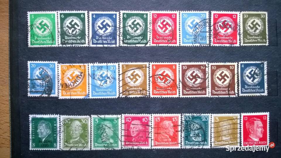 znaczki NIEMCY zestaw 98 stemplowane Filatelistyka mazowieckie Warszawa sprzedam