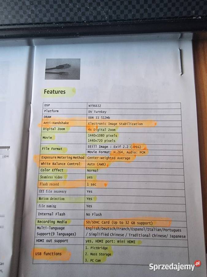 Video rejestrator samochodowy HD DVR Stargard