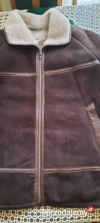 Kożuszek brązowy z naturalnej skóry