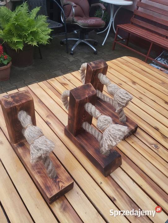 Kinkiety ręcznie robione zestaw 3 Pupkawiarnia Poznań sprzedam