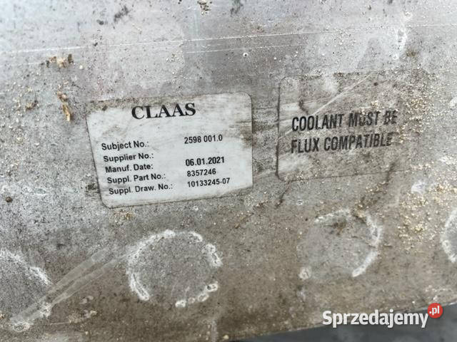 Claas Lexion chłodnica wody